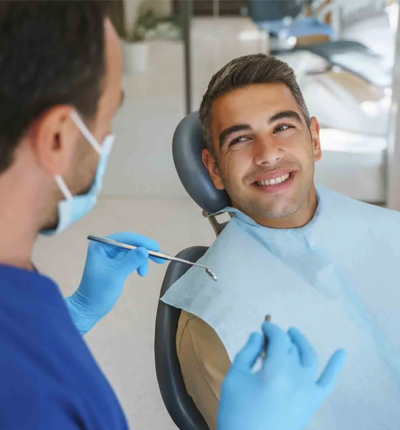 shelf with holistic preventive dentistry devices and products